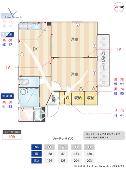 フォーレスレイクサイドB 202 【茨城県土浦駅】 の間取り図