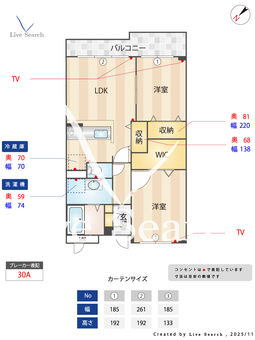 プロフォン・ヴァレー 202 【埼玉県JR高崎線 深谷駅】 の間取り図