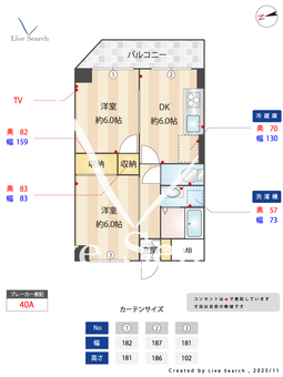 大西ハウスサツマボリ 204 【大阪府阿波座駅　徒歩約5分】 の間取り図