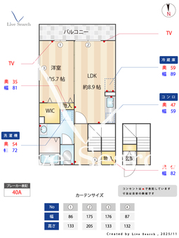 パルテール 201 【神奈川県東急東横線　綱島駅　徒歩19分】 の間取り図