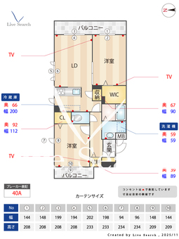 スクエア　コート　ミーティア 301 【大阪府瓢箪山】 の間取り図