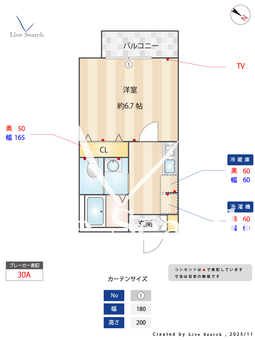 キャメル所沢4 202 【埼玉県所沢駅】 の間取り図