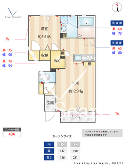 ル・フェブリラ　グラン 105 【茨城県水戸】 の間取り図