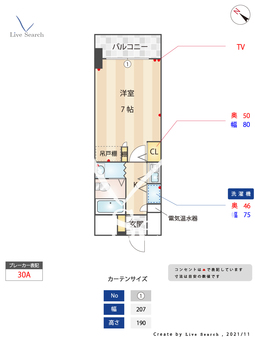 シティガーデン南天神 303 【福岡県薬院駅】 の間取り図