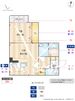 SunMark井尻 303 【福岡県西鉄　井尻駅】 の間取り図