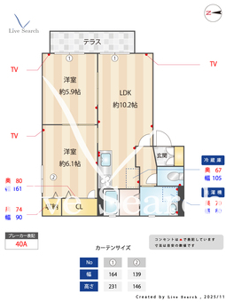 1538110 2102 【大阪府ＪＲ阪和線 杉本町駅 徒歩5分】 の間取り図