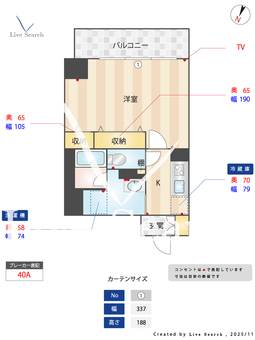 シティポケット 402 【大阪府ＪＲ塚本駅】 の間取り図
