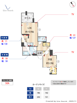 トレカント 101 【東京都椎名町】 の間取り図