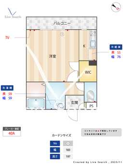 オコナ 204 【千葉県習志野駅】 の間取り図