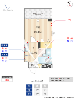 シイノマンション 206 【愛知県 庄内通駅】 の間取り図