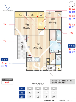 ヴィラージュ 301 【千葉県千葉都市モノレール　千城台北駅　徒歩10分】 の間取り図