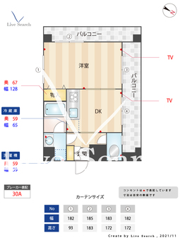 ヴィーズエシェーシュ 302 【東京都田園調布駅】 の間取り図