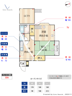 ローズガーデン 106 【千葉県実籾駅】 の間取り図
