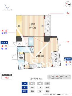 SETAGAYA TERRACE 411 【東京都千歳烏山駅】 の間取り図