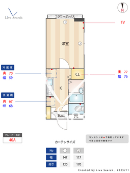 パルデンスマグノリア 101 【神奈川県元住吉駅】 の間取り図