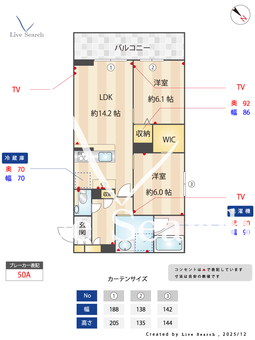 ラルーチェ 201 【埼玉県大袋駅】 の間取り図