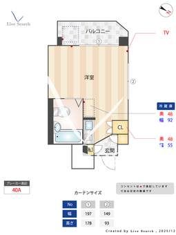 アーバンⅡ 303 【福岡県薬院駅】 の間取り図