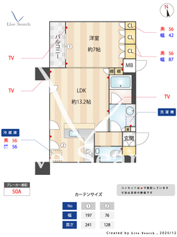 ラヴォーグ南青山 1003 【東京都表参道】 の間取り図