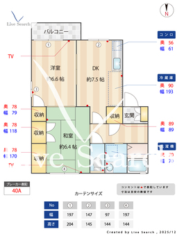 リトルフィールド C206 【兵庫県神戸電鉄三田線　田尾寺駅】 の間取り図