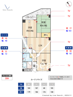 富士深大寺マンション 302 【東京都つつじヶ丘駅】 の間取り図