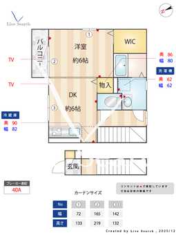 ソレアードエスパシオ 201 【神奈川県横浜市グリーンＬ　高田駅　徒歩6分】 の間取り図