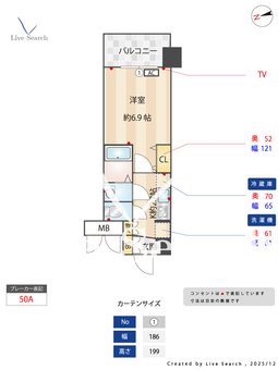 アービングNeo岸里 0505 【大阪府大阪メトロ四ツ橋線　岸里駅】 の間取り図