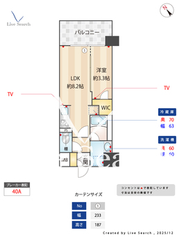 S-RESIDENCE烏森aureate 1004 【愛知県烏森駅】 の間取り図