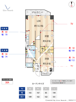 Sugar Hill 千種 303 【愛知県今池駅】 の間取り図