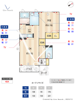 シャーメゾン狐島 0105 【和歌山県南海電鉄加太支線 東松江駅】 の間取り図
