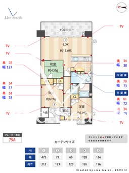 プラネスーペリア西宮北口 713 【兵庫県西宮北口駅】 の間取り図