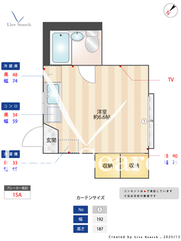 フォーブルU 201 【東京都中野坂上】 の間取り図
