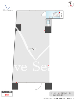 高輪カーサクエスタ 1F 【東京都泉岳寺駅　徒歩3分】 の間取り図