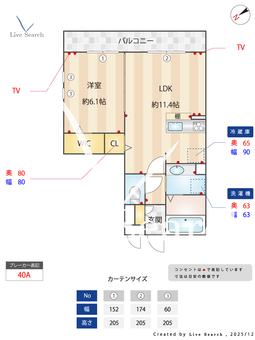 ロイヤルローズ 301 【埼玉県与野本町駅】 の間取り図