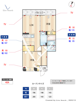 シャーメゾン　アルカディア 302 【大阪府初芝駅】 の間取り図