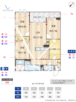 セントリビエ 203 【千葉県都賀駅】 の間取り図