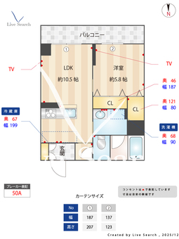 ステラ川越松江町 201 【埼玉県本川越駅】 の間取り図
