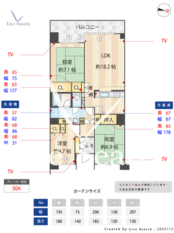 テレパレス西千葉 606 【千葉県作草部駅】 の間取り図