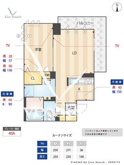 エスト　ラフィーネ　香里園＜セコム＞ 206 【大阪府香里園駅】 の間取り図