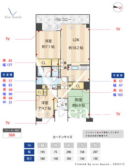 テレパレス西千葉 608 【千葉県作草部駅】 の間取り図
