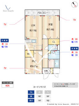 ドリームマウンテンおゆみ野 205 【千葉県京成電鉄千原線　おゆみ野駅　徒歩4分】 の間取り図