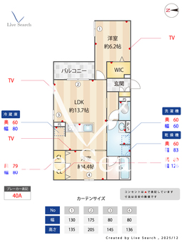 エスタブレ平野西  202 【大阪府大阪メトロ谷町線　平野駅】 の間取り図