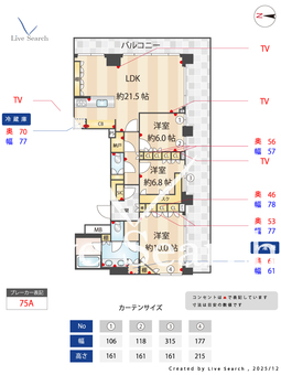 広尾ガーデンフォレスト　E棟 401 【東京都広尾駅】 の間取り図