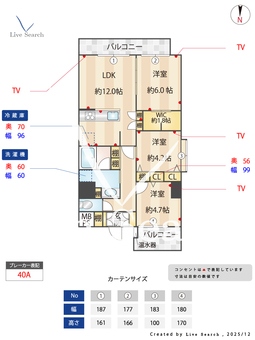 武蔵小杉マンション 501 【神奈川県武蔵小杉】 の間取り図
