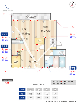 シーガルⅡ 202 【埼玉県見沼代親水公園駅】 の間取り図