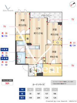 セントリビエ 402 【千葉県都賀駅】 の間取り図