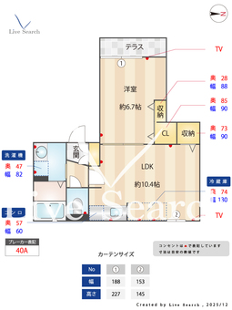 シャーメゾン・ゼフィ 101 【大阪府若江岩田】 の間取り図