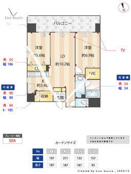 パトゥー調布 202 【東京都京王多摩川駅】 の間取り図