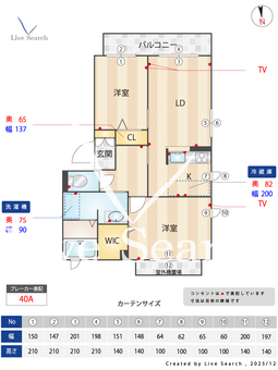 パルク・ブリーゼ 301 【大阪府四条畷駅】 の間取り図