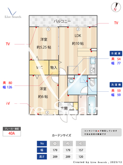 ラヴィーヌ 202 【埼玉県東武鉄道野田線　七里駅　徒歩20分】 の間取り図