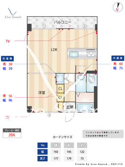 篠隈ビル 305 【福岡県高宮駅】 の間取り図